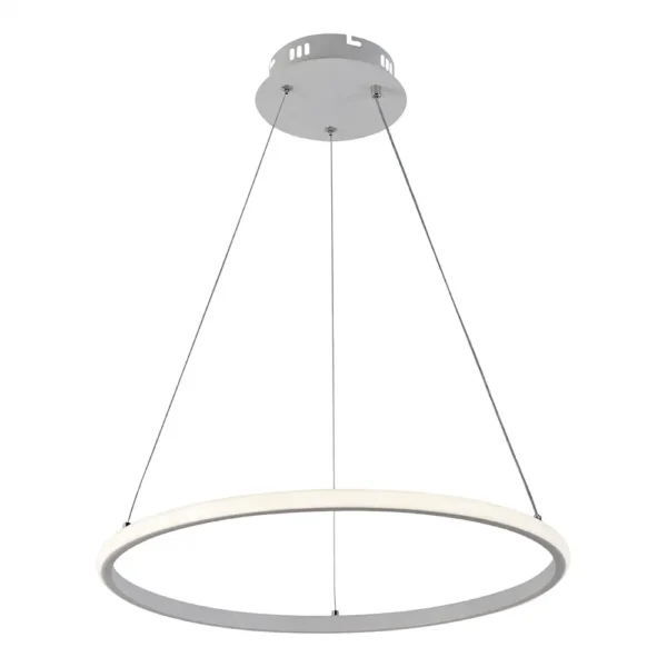 Κρεμαστό φωτιστικό οροφής LED 30W CCT με λευκό σώμα & χειριστήριο dimmable - Image 2