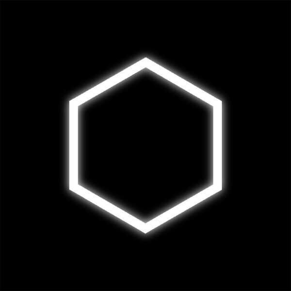 Φωτιστικό οροφής LED HEXAGON 1 42W 6500K με λευκό σώμα
